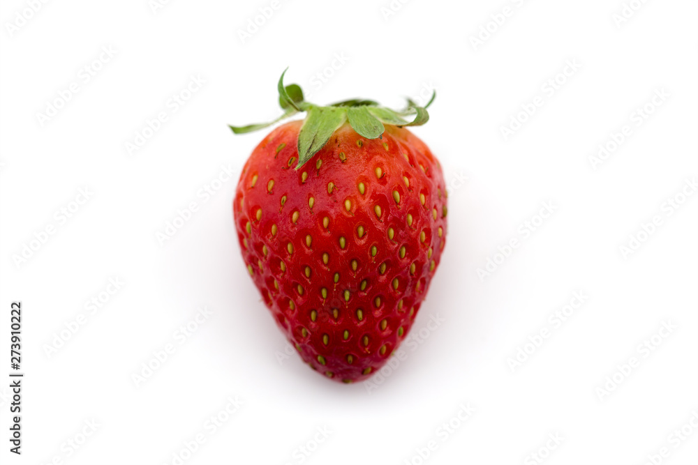 Freshly picked strawberry isolated on white background Freshly picked strawberry isolated on white background