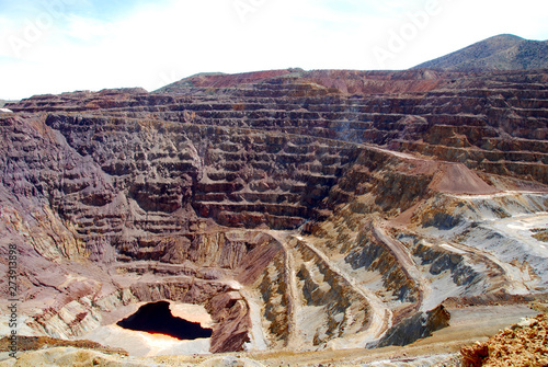 Lavender open pit copper mine near bisbee, arizona photo