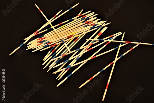 Sticks for a board game Mikado