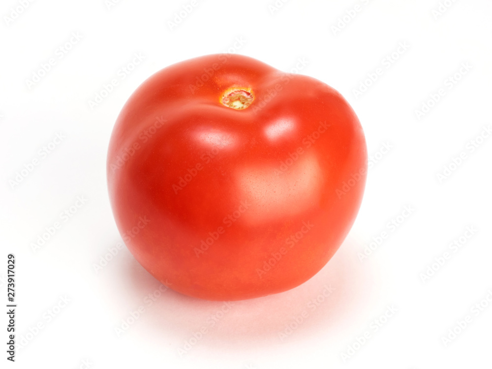 Tomato isolated on a white background. Halloween concept Tomato isolated on a white background. Halloween concept