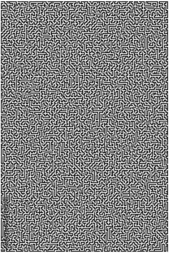 Diseño de Fondo rayado geometrico de lineas en laberinto y en  blanco y negro photo