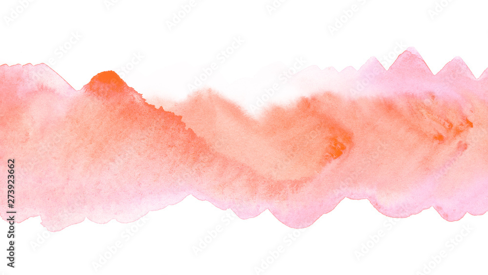 watercolor stripe background red drawn by hand background for postcard, print, design, element horizontal band watercolor stripe background red drawn by hand background for postcard, print, design, element horizontal band