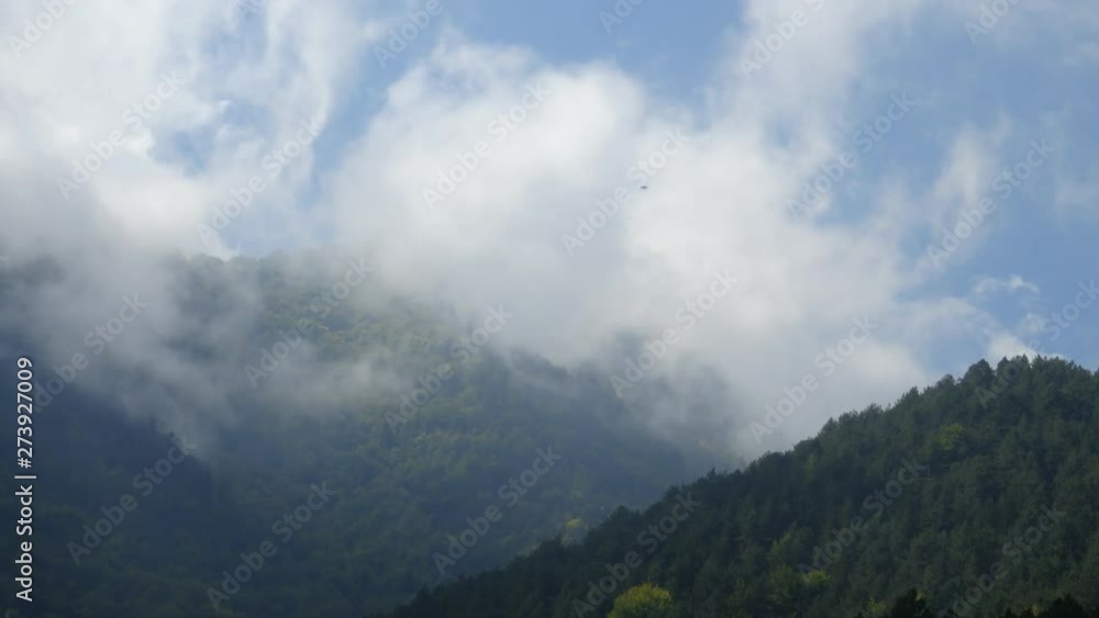 Cloud formations moving over mountainsides at the world famous Mount Olympus in Greece, a time-lapse video Cloud formations moving over mountainsides at the world famous Mount Olympus in Greece, a time-lapse video