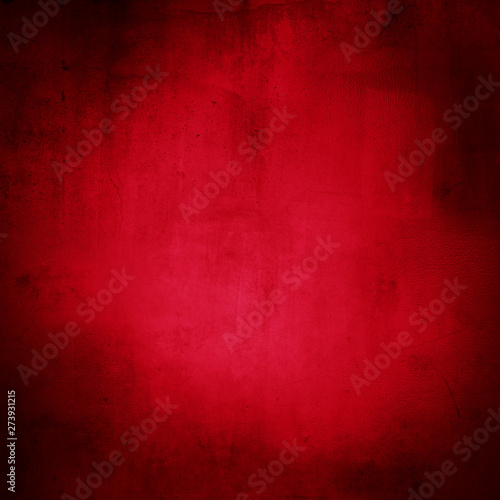 Red textured dark concrete wall background