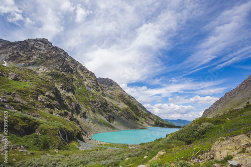 lake Kuiguk. Altai Mountains landscape © Crazy nook