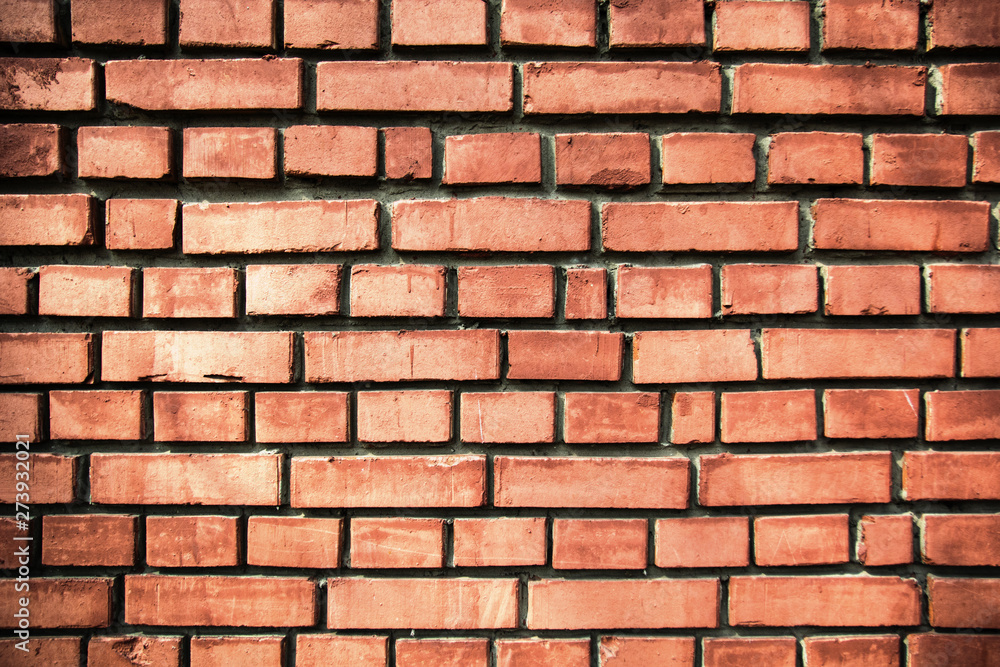 Obraz premium background texture old wall red brick