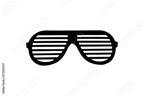 party glasses icon vector illustration