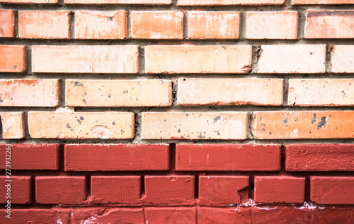 background texture old wall red brick