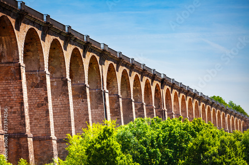 Canvastavla Arched abutments of Chaumont viaduct in France