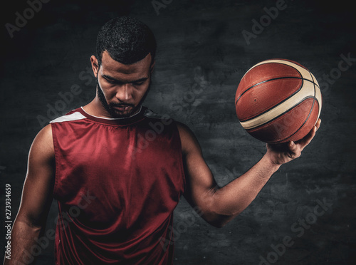 Portrait of a bearded black...