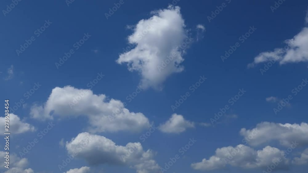 Blue sky and clouds, time lapse Blue sky and clouds, time lapse