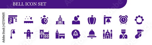 bell icon set