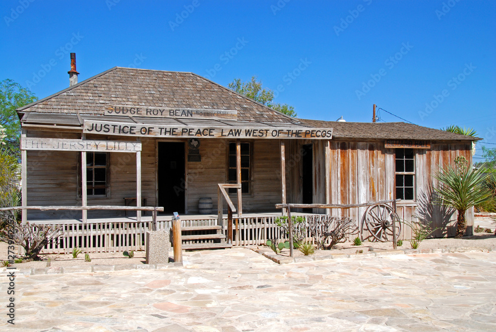 courthouse of judge roy bean in Langtry, Texas courthouse of judge roy bean in Langtry, Texas