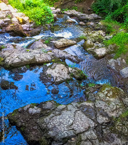 La Petite Cascade - The Little Waterfall of the Cance and Cancon rivers  - Le Neufbourg  Normandy  France