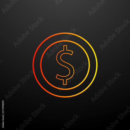a cent penny nolan icon. Elements of mobile banking set. Simple icon for websites, web design, mobile app, info graphics