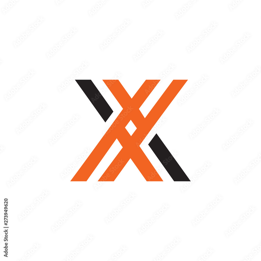 X letter initial logo design vector template X letter initial logo design vector template