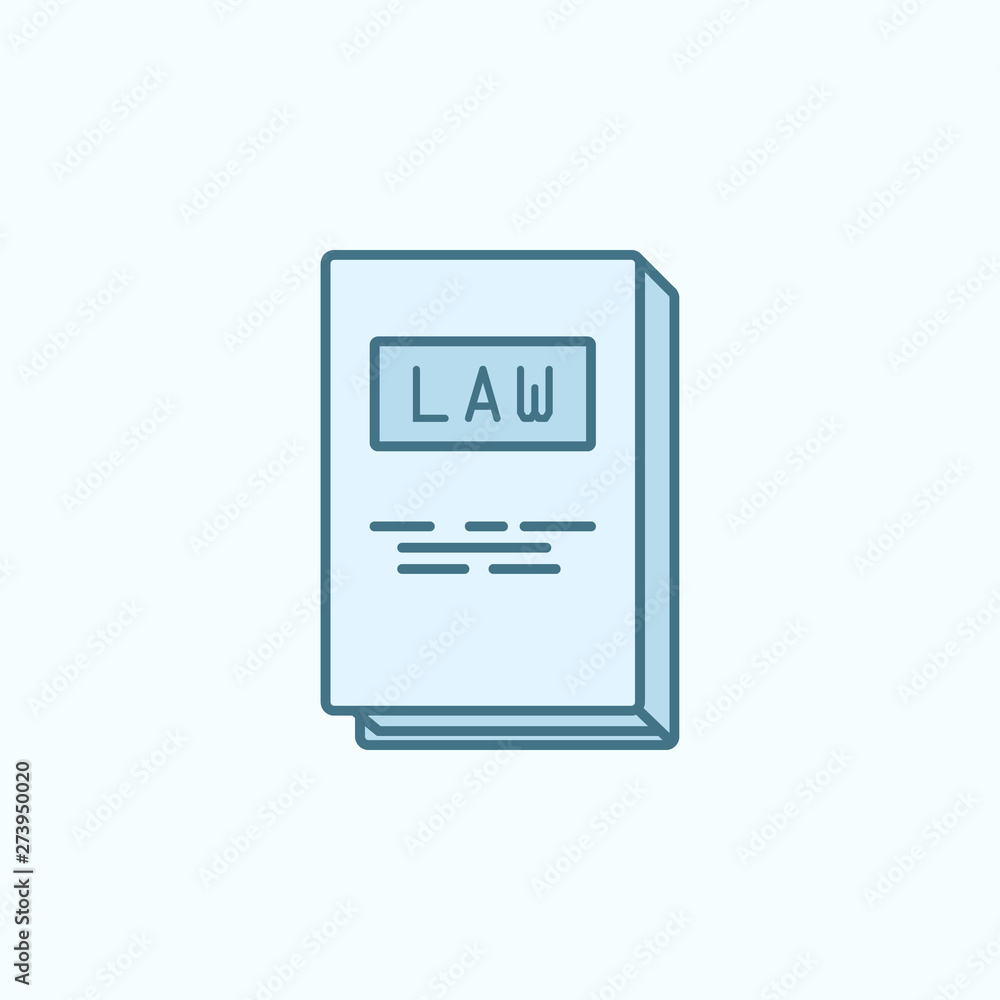 book of laws field outline icon. Element of crime icon book of laws field outline icon. Element of crime icon