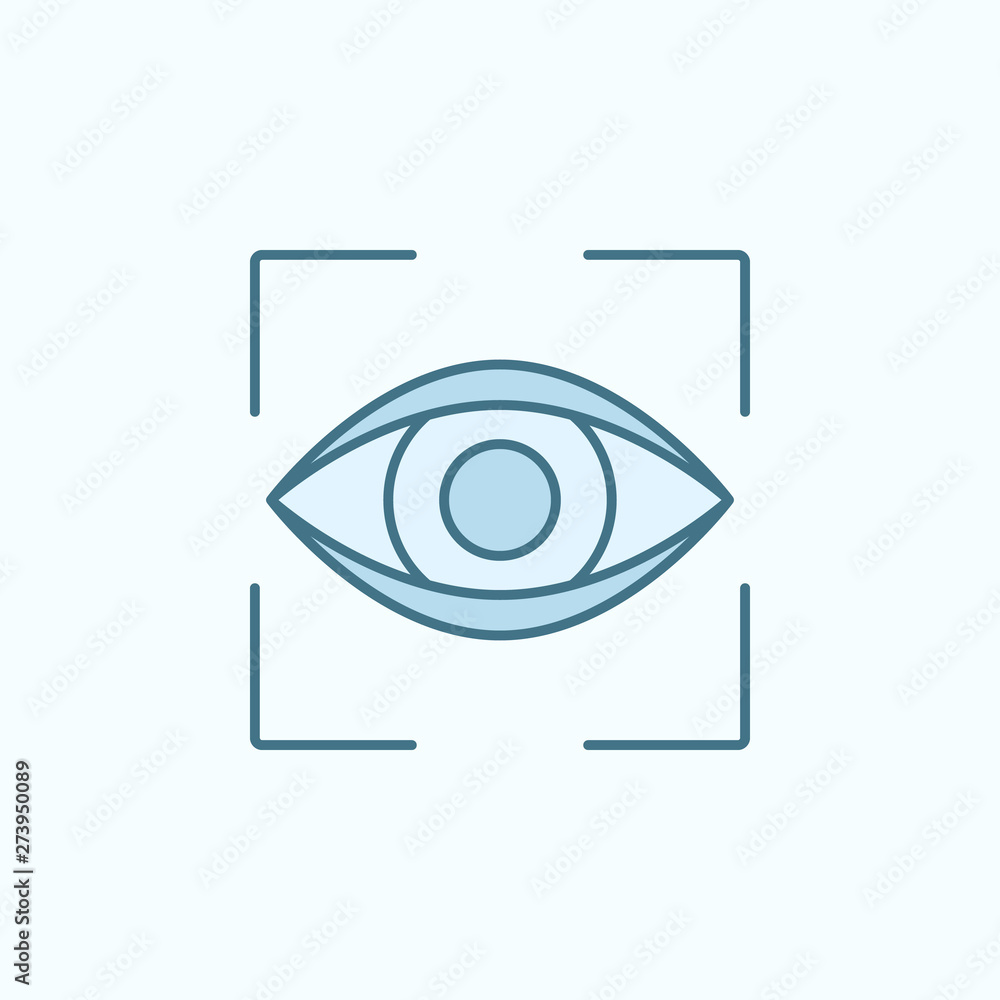 search by eyes field outline icon. Element of crime icon search by eyes field outline icon. Element of crime icon