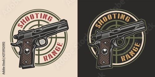 Vintage military logotype