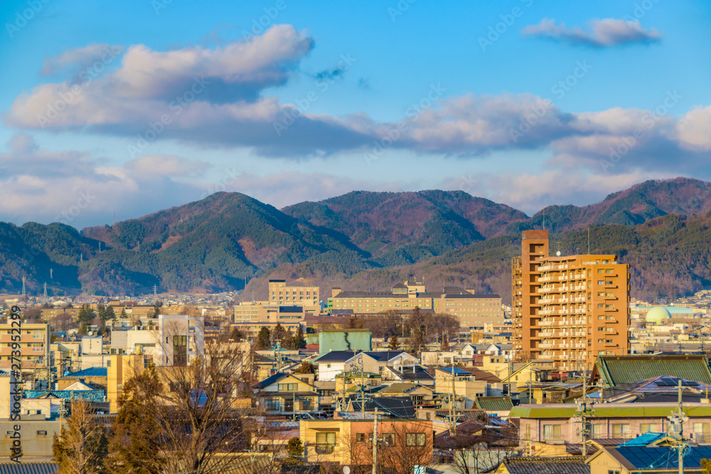 Aerial View Matsumoto City, Japan