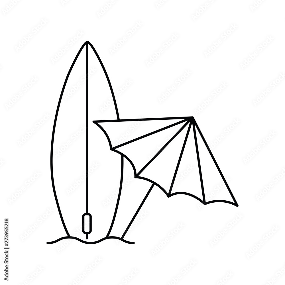 silhouette of surfboard on white background silhouette of surfboard on white background
