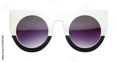 Pointed Retro Sun Glasses Front View