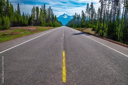 The Road To Mount Thielson in Oregon