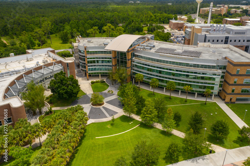 Aerial photo Harris Corporation Engineering Center UCF Orlando photo