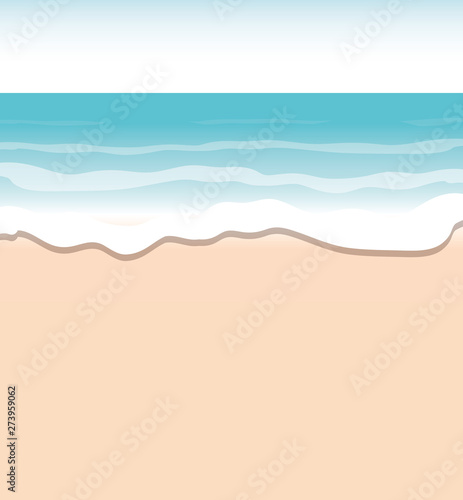 pattern of sand and sea isolated icon