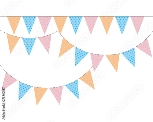 Isolated banner pennant design vector illustration