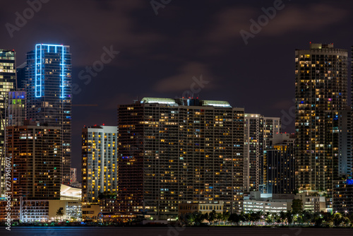 Miami cityscape at night © Felix Mizioznikov