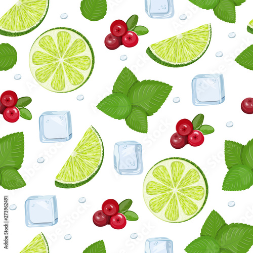 Mojito ingredients set
