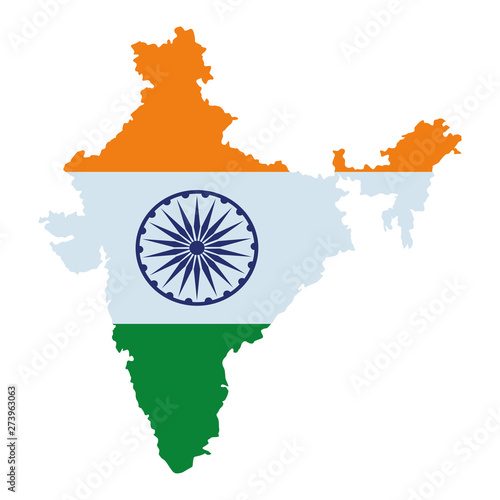 map of india icon cartoon