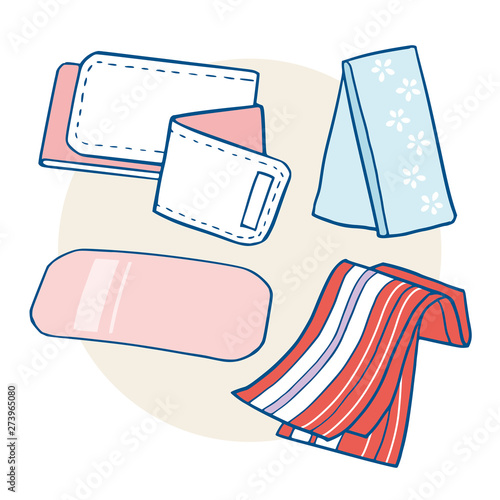 伊達締め・帯板（着物の着付け用アイテム）