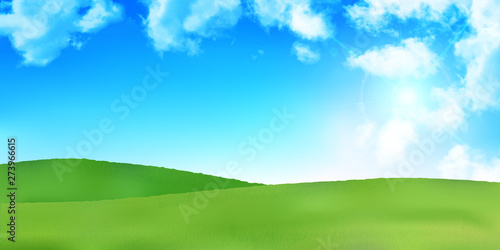 空　草原　風景　背景
