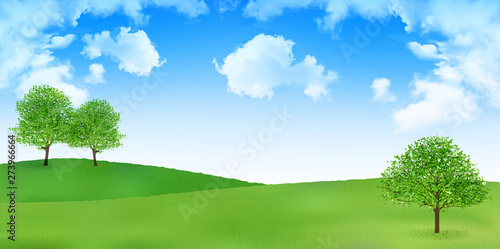 空　草原　風景　背景