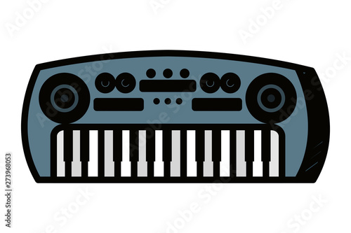 synthesizer musical instrument isolated icon