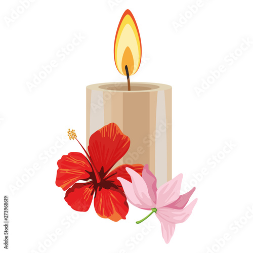 lit candle icon cartoon isolated