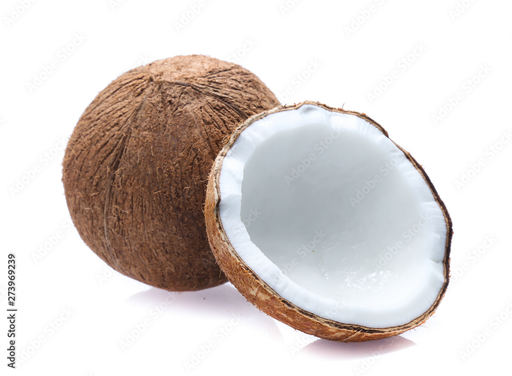 coconuts isolated on white background coconuts isolated on white background