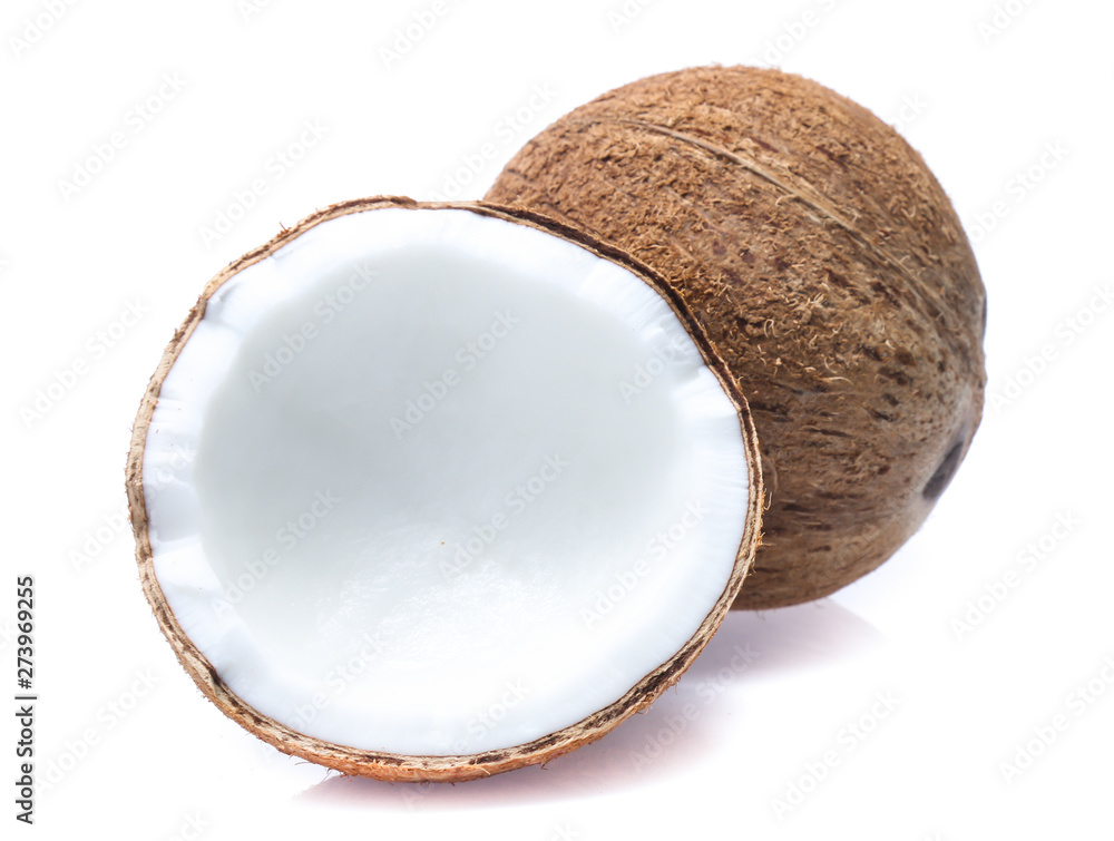 coconuts isolated on white background coconuts isolated on white background