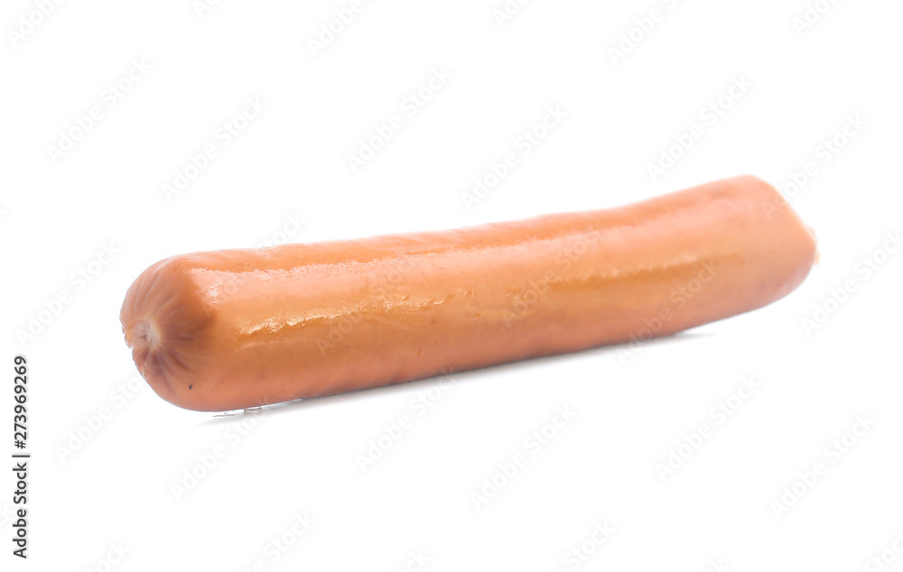Frankfurter sausage isolated on white background Frankfurter sausage isolated on white background