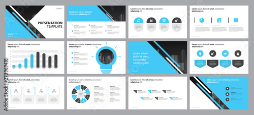 page layout design template for business presentation design and use for annual report and company profile 