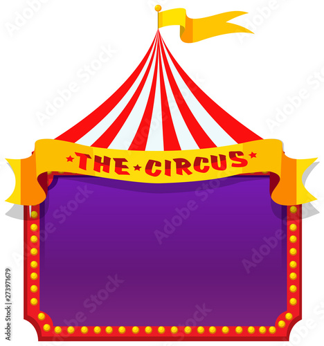 A circus on note template