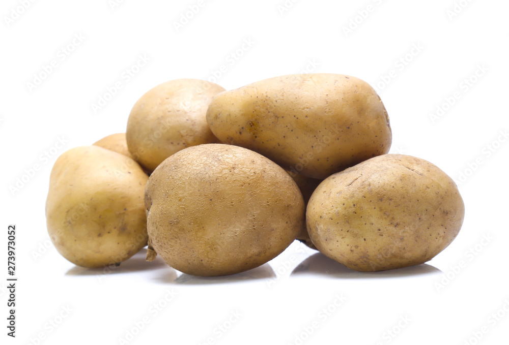 potato isolated on white background potato isolated on white background