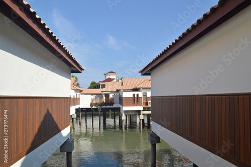 floating resort at Port Dickson, Malaysia photo