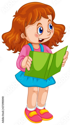 A cute girl charatcer