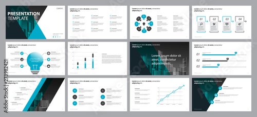 page layout design template for business presentation design and use for annual report and company profile 