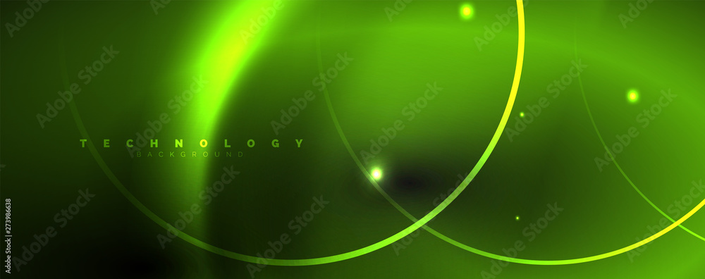 Dark abstract background with bright color neon lights and lines. Glowing background Dark abstract background with bright color neon lights and lines. Glowing background