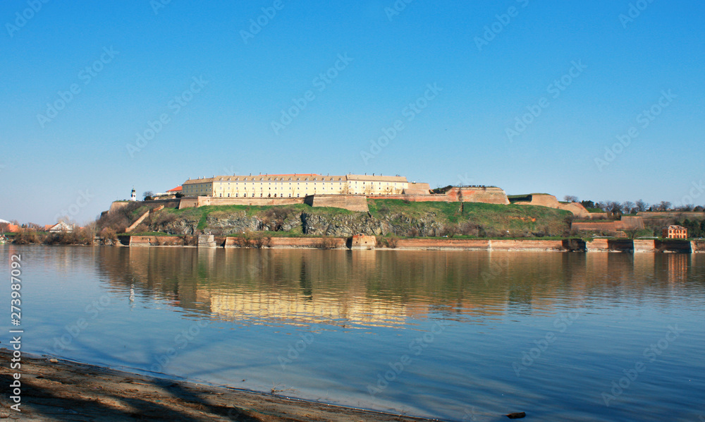 View on amazing Petrovaradin fort in Novi Sad - Serbia