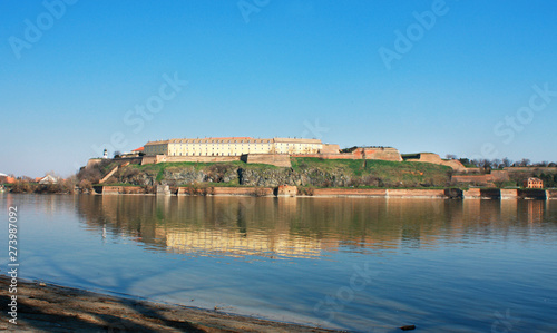 View on amazing Petrovaradin fort in Novi Sad - Serbia